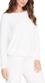 Barefoot Dreams Women's Cozychic Pullover, Pearl, M
