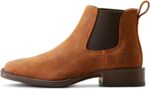 Ariat Men's Booker Ultra Square Toe Chelsea Boots, Bar Top Brown, 12 - Image 2