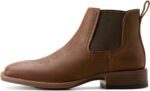 Ariat Men's Booker Ultra Square Toe Chelsea Boots, Brown Oiled Rowdy, 12 - Image 2