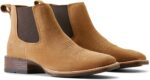 Ariat Men's Booker Ultra Square Toe Chelsea Boots, Adobe Mocha, 12 - Image 4