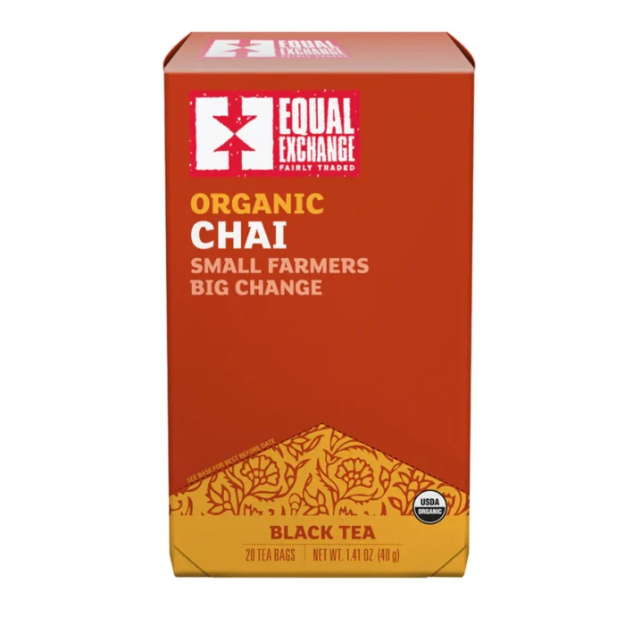 Equal Exchange Organic Chai, Black Tea, 20 Ct 1.41 Oz - Image 1
