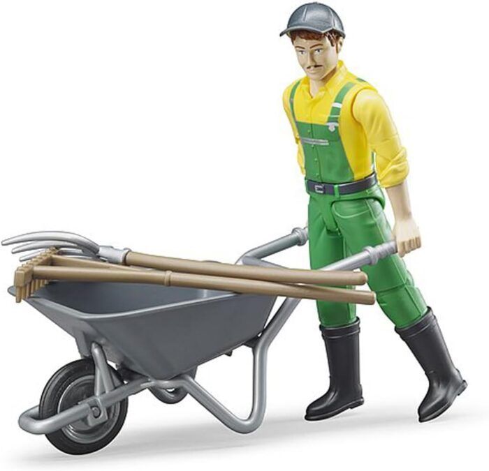 Bruder Farmer Figure Set with Accessories - Image 1