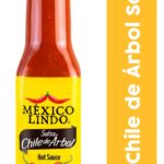 Mexico Lindo Salsa Chili de Arbol Hot Sauce, Classic, 5 Fl Oz