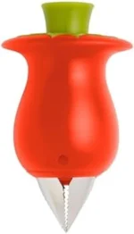 Chef'N Hullster Red Stainless Steel Tomato Corer