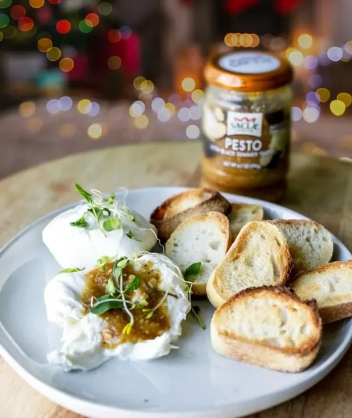 SACLA Pesto With Black Summer Truffle Vegetarian Cheese, 6.7 Oz - Image 3