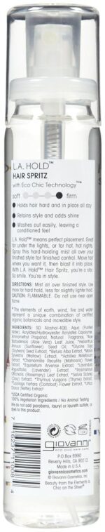 Giovanni L.A. Hold Hair Spritz, 5Fl Oz - Image 2