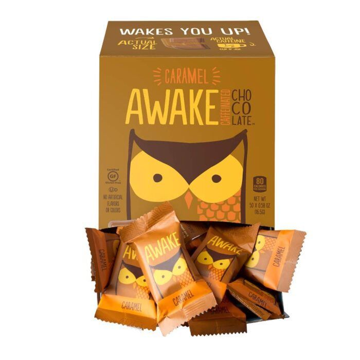 Awake Caffeinated Choco Caramel Bites, 50 Ct 0.58 Oz - Image 1