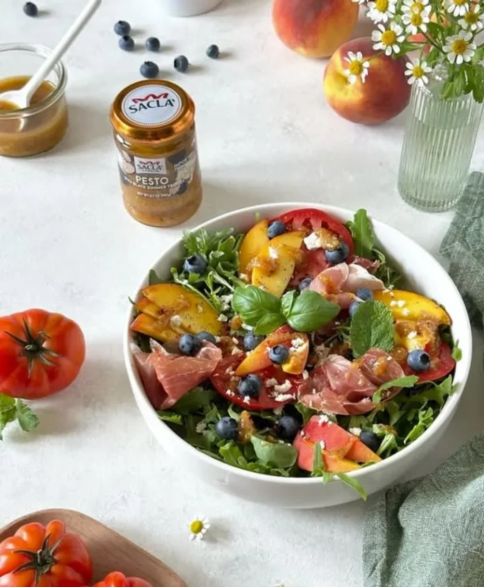 SACLA Pesto With Black Summer Truffle Vegetarian Cheese, 6.7 Oz - Image 2