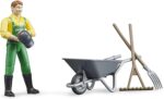 Bruder Farmer Figure Set with Accessories - Image 3