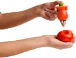 Chef'N Hullster Red Stainless Steel Tomato Corer - Image 6