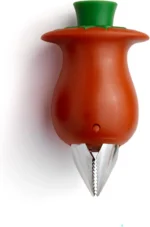 Chef'N Hullster Red Stainless Steel Tomato Corer - Image 2