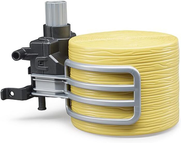 Bruder Toys Accessories: Bale Gripper with 1 Round Bale 2332 - Image 3