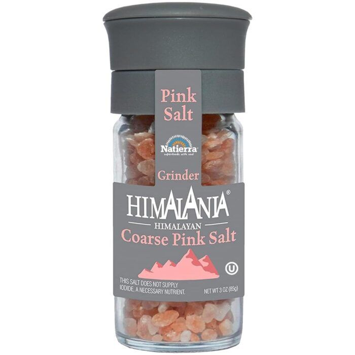 Natierra Himalania Coarse Pink Salt Grinder, 3 Oz - Image 1