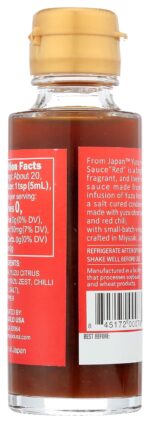 Muso From Japan Hot Yuzu Sauce Red, 3.4 Fl Oz - Image 3