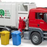 Bruder Toys 03761 Loading Garbage Truck, Red
