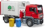 Bruder Toys 03761 Loading Garbage Truck, Red