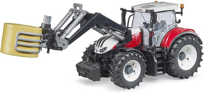 Bruder Toys Accessories: Bale Gripper with 1 Round Bale 2332 - Image 2