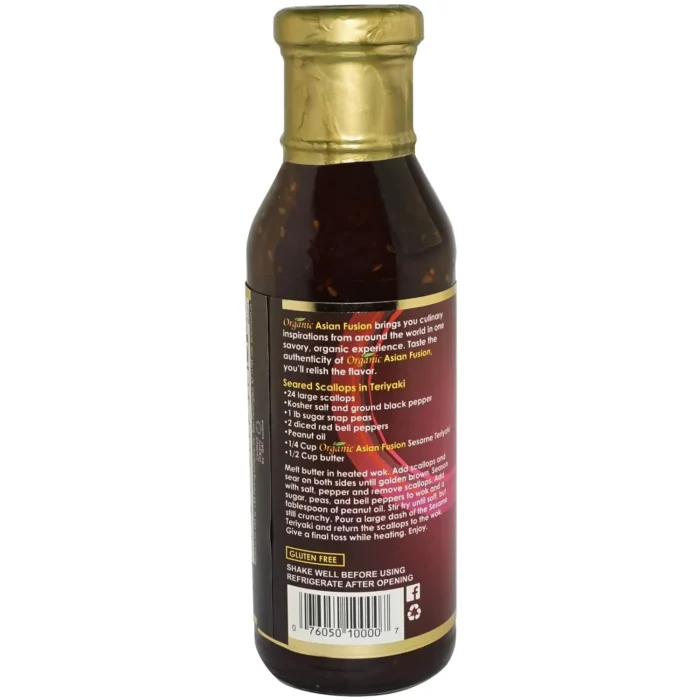 Asian Fusion Sesame Teriyaki Marinade & Dripping Sauce, 15 Oz - Image 4
