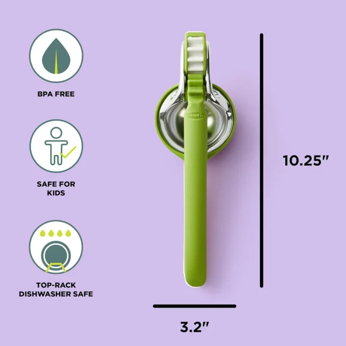 Chef'n FreshForce Plastic Citrus Juicer, Lime, 12.39 x 5.58 x 4.95 in - Image 2