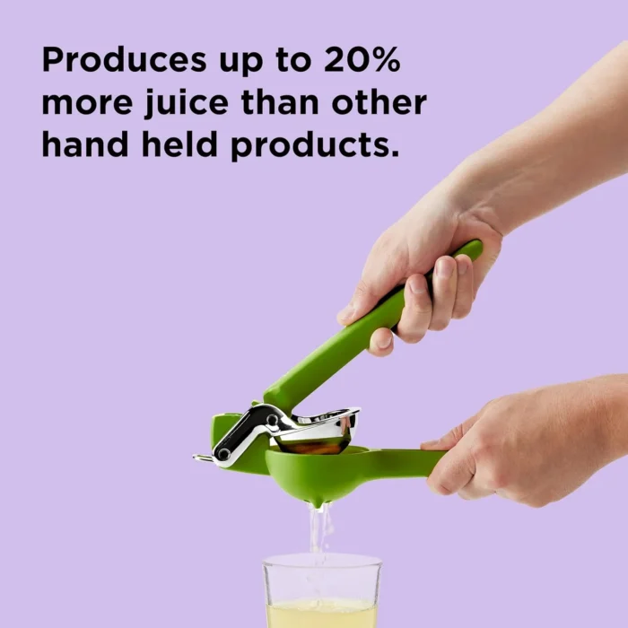 Chef'n FreshForce Plastic Citrus Juicer, Lime, 12.39 x 5.58 x 4.95 in - Image 9