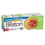 Dare Breton Gluten Free Crackers, Herb & Garlic, 135g - Image 6