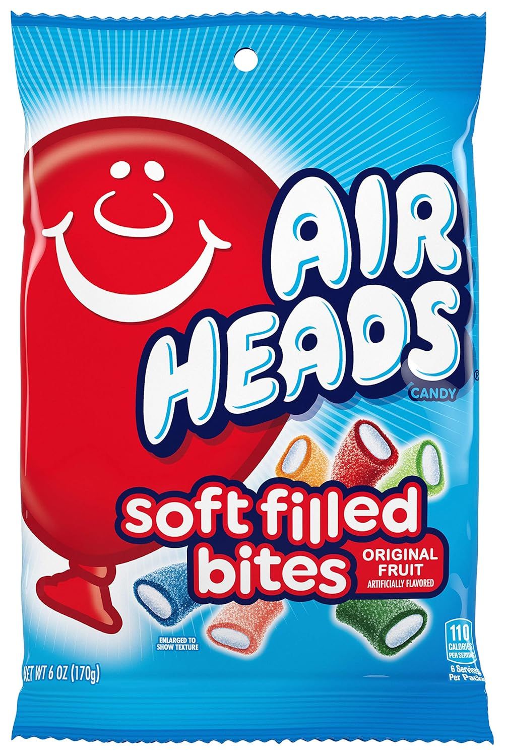 81084QUSTwL._SL1500_ Air Heads Soft Filled Bites Candy, 6 Oz - Image 1