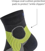 Balega Athletic Women's Support Compression Running Socks, Light Grey/Black, XL - Image 4