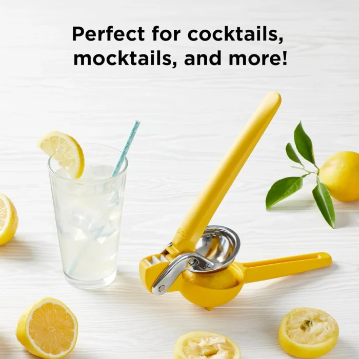 Chef'n FreshForce Plastic Citrus Juicer, Yellow, 12.75 x 5.23 x 3.26 in - Image 6