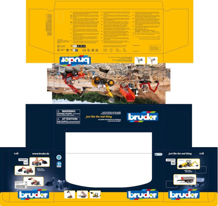 Bruder 02140 JLG 2505 Telehandler - Image 2