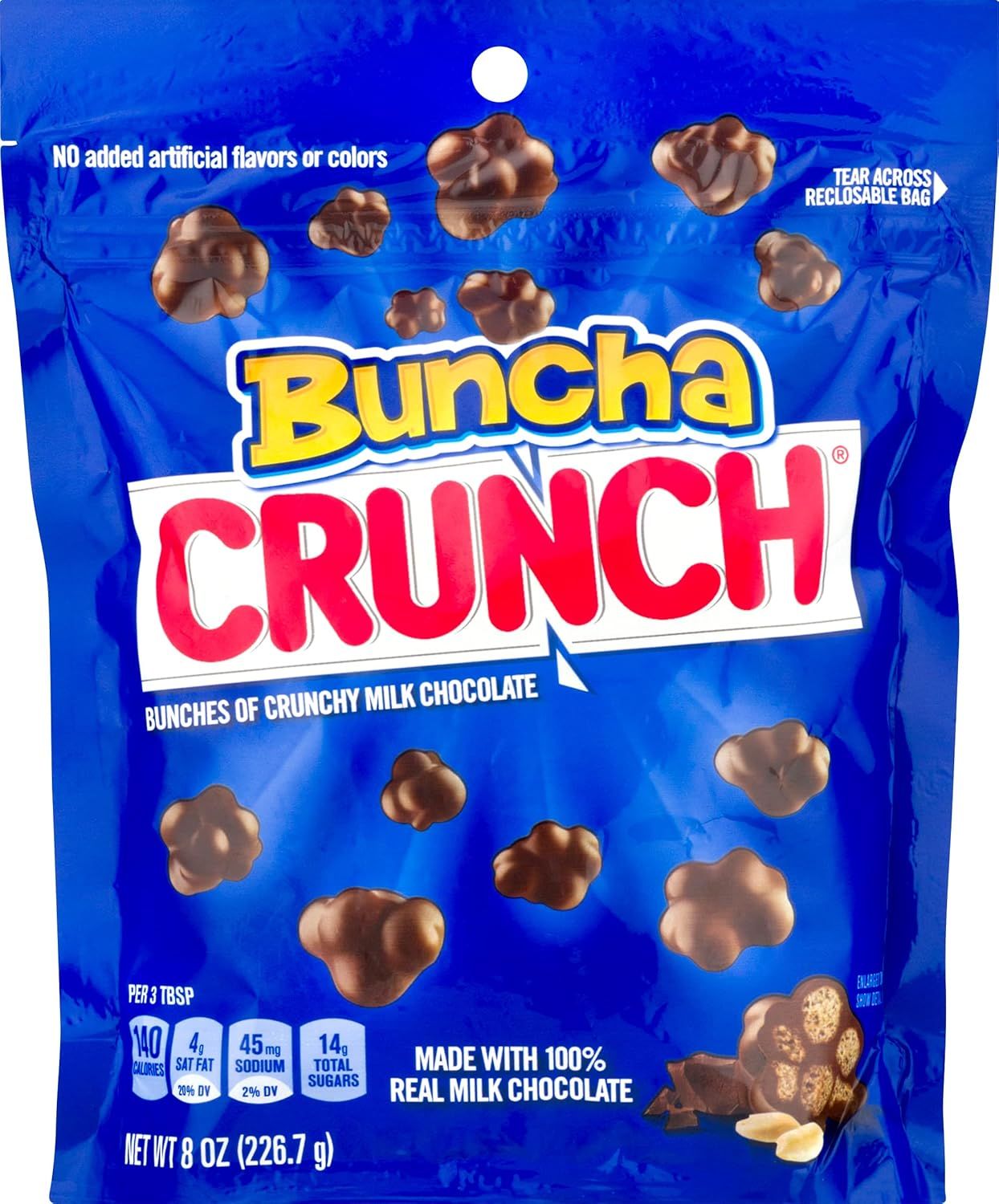 81HfSfi76UL._SL1500_ Crunch Buncha Crunch 100% Milk Chocolate, 8 Oz - Image 1