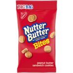 Nutter Butter Big Bag Lovers' Sandwhich Cookie Bites, Peanut Butter, 3 Oz