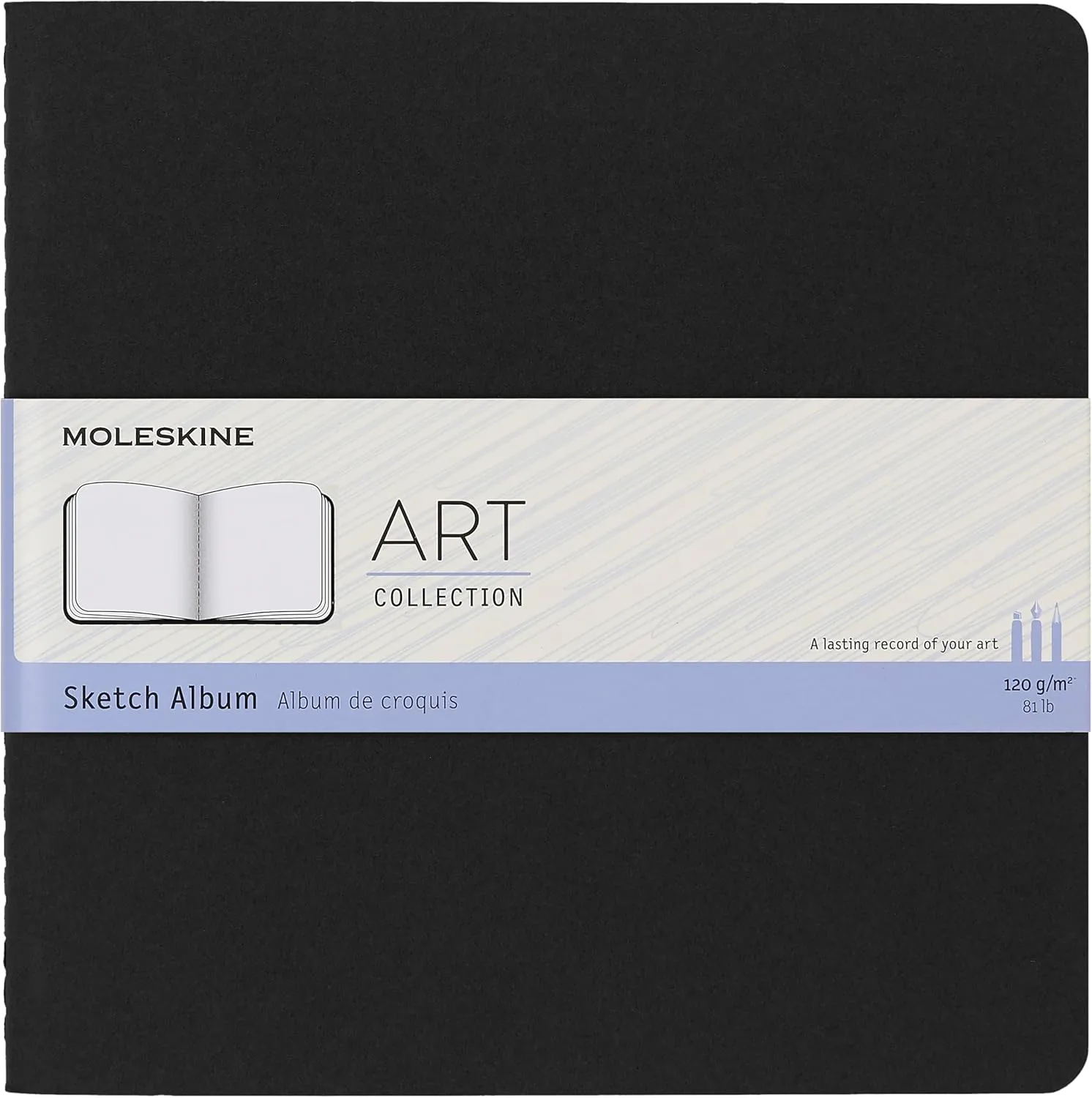 81LpVhNexqL._AC_SL1500_ - Copy Moleskine Art Sketch Album, 88 Pages 120g/m - Image 1