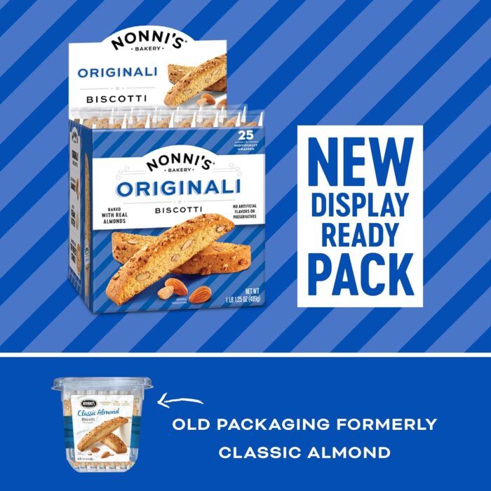 Nonni's Originali Biscotti W/ Almonds, 25 Ct 1.25 Oz - Image 8