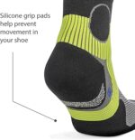 Balega Athletic Women's Support Compression Running Socks, Light Grey/Black, XL - Image 2