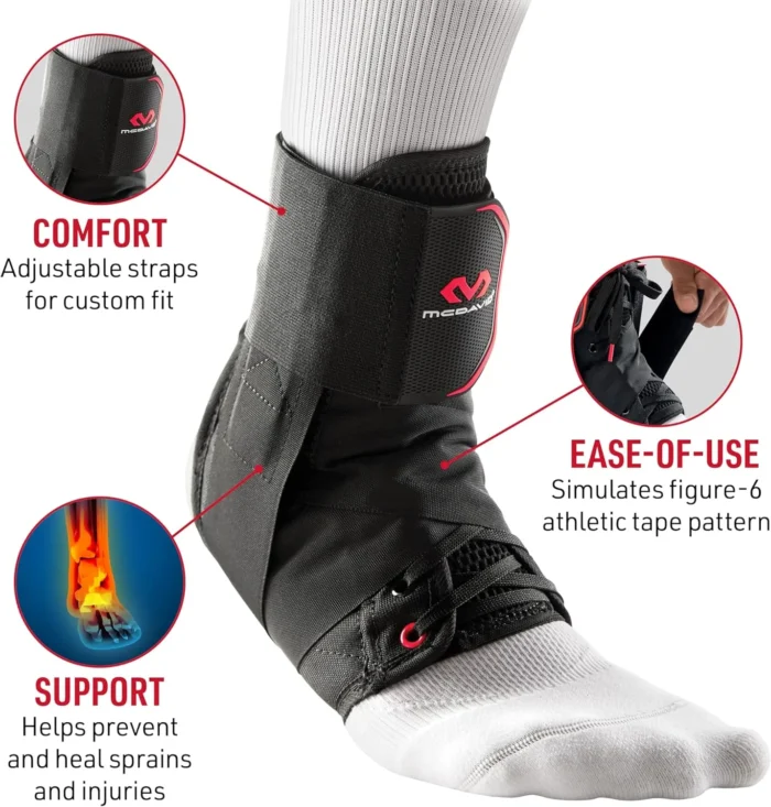 McDavid Ankle Brace, Black, M - Image 2