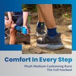 Balega Enduro V-Tech Socks For Men & Women, Legion Blue, Small - Image 2