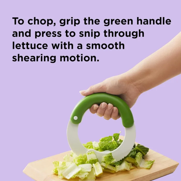 Chef'n SaladShears Nylon Lettuce Chopper, White - Image 5