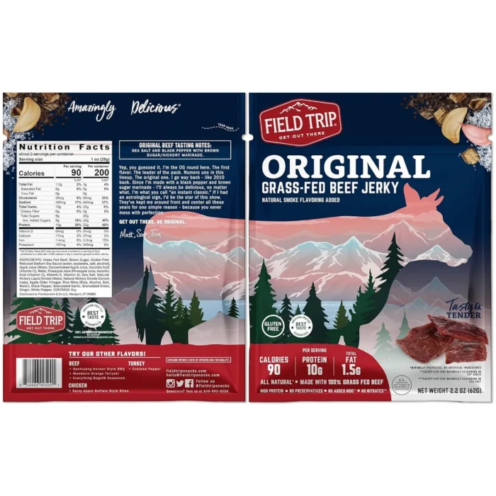 Field Trip Original Beef Jerky, 2.2 Oz - Image 2
