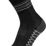Balega Mini Silver Women's Crew Running Socks, Black, Medium