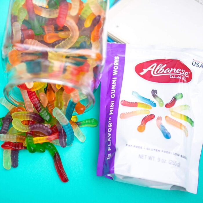Albanese World's Best Gluten-Free Mini Gummi Worms, 12 Flavors, 9 Oz - Image 10