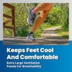 Balega Enduro V-Tech Socks For Men & Women, Legion Blue, Small - Image 6