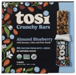 Tosi Crunchy Bar Superbites, Almond Blueberry, 1 Oz