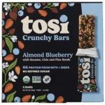 Tosi Crunchy Bar Superbites, Almond Blueberry, 1 Oz