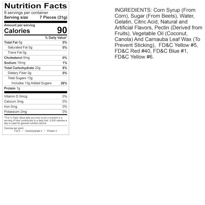 Albanese World's Best Gluten-Free Mini Gummi Worms, 12 Flavors, 9 Oz - Image 9