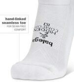 Balega Hidden Comfort No Show Running Socks for Men & Women, White, Medium - Image 2