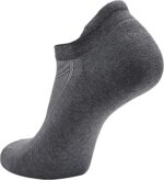 Balega Hidden Comfort No Show Running Socks for Men & Women, Charcoal, Small - Image 5