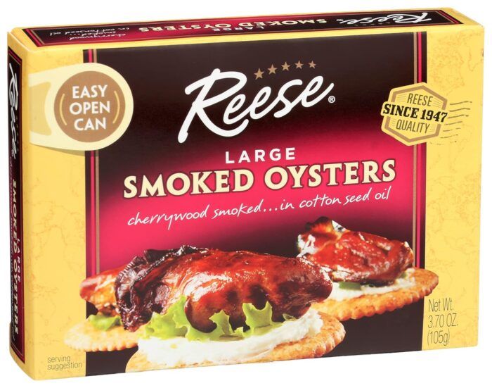 Reese Large Smoked Oysters, 3.7 Oz - Image 7