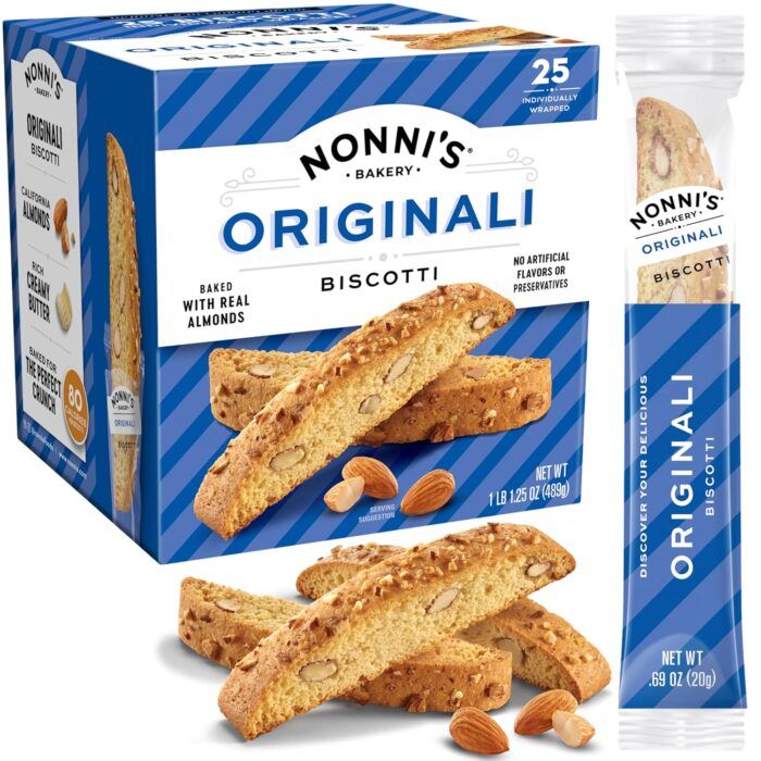 Nonni's Originali Biscotti W/ Almonds, 25 Ct 1.25 Oz - Image 1