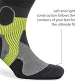 Balega Athletic Women's Support Compression Running Socks, Light Grey/Black, XL - Image 3