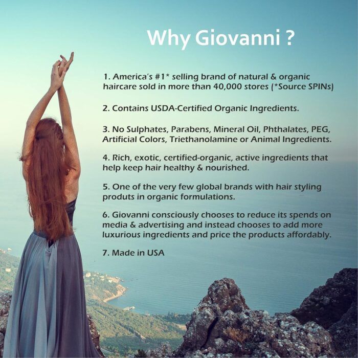 Giovanni 2chic Ultra Moist Shampoo, Avocado+Olive Oil, 8.5 Fl Oz - Image 5